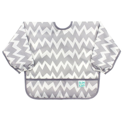 Bumkins Sleeved Bib, Handy Tie Closure for Custom 