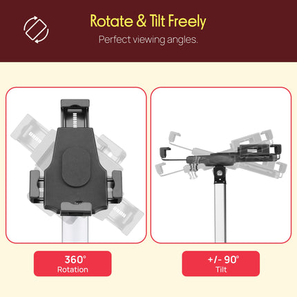 Pyle Audio Universal Tamper-Proof Anti-Theft iPad/Tablet Kiosk Floor Stand Mount Holder