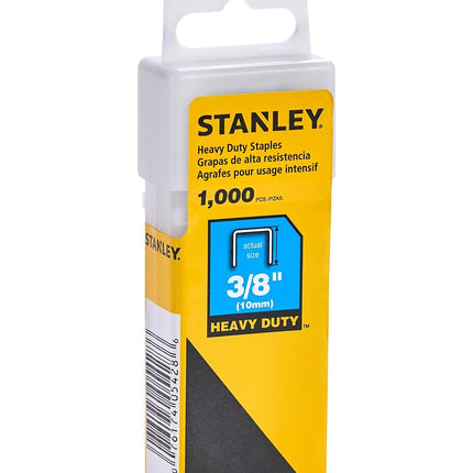 Stanley Sharpshooter Staples TRA706T 3/8 Inch Leg Length, 1000/Box, Pack of 2