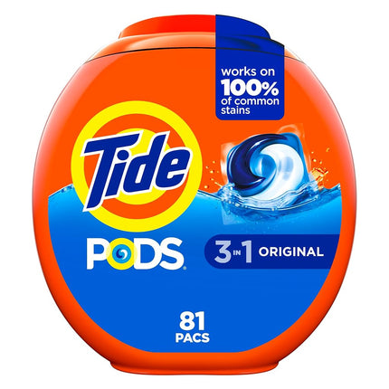 Tide PODS laundry detergent pacs, 3-in-1 Stain Rem
