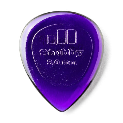Dunlop 474R3.0 Stubby®, Dark Purple, 3.0mm, 24/Bag