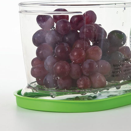 Progressive Prep Solutions by Fresh Fruit, Vegetable, Berry and Lettuce Keeper Fruit & Veggie Keeper 1.9 Quart Green