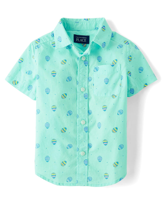The Children's Place Boys' and Toddler Poplin Shor