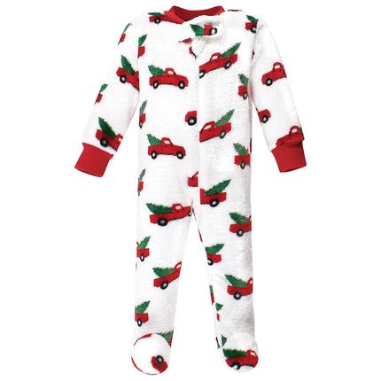 Hudson Baby Unisex Baby Plush Sleep and Play, Christmas Tree Truck, 3-6 Months, Christmas Tree Truck, 3-6 Months