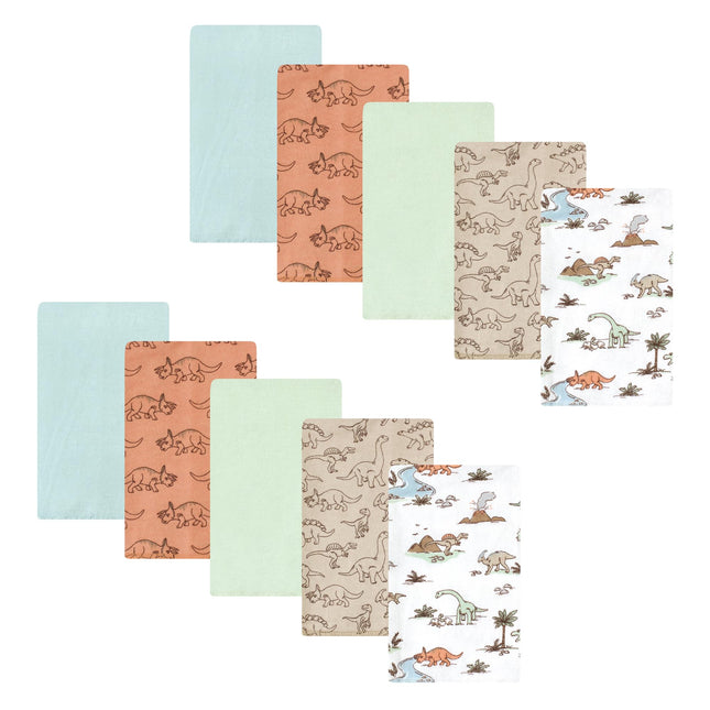 Hudson Baby Unisex Baby Cotton Flannel Burp Cloths