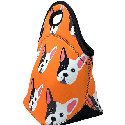 Wrapables® Insulated Neoprene Lunch Bag, Boston Terrier