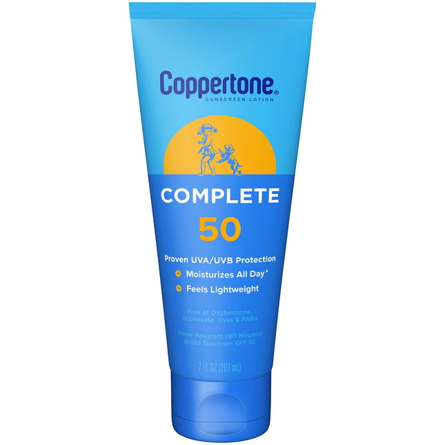 Coppertone Complete SPF 50 Sunscreen Lotion, Light