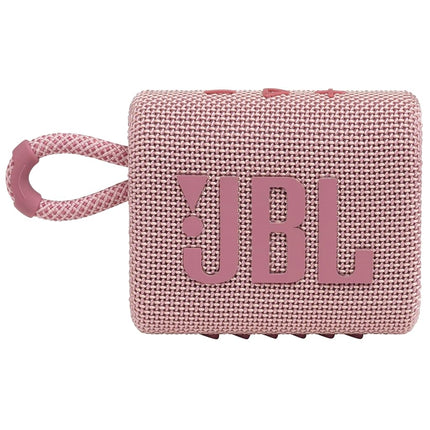JBL Go 3 : Enceinte portable avec Bluetooth, batterie intégrée, étanche à l'eau et à la poussière - Rose