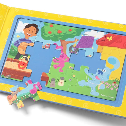 Melissa & Doug Blue's Clues & You! Take-Along Magnetic Jigsaw Puzzles, Multicolor, 33005