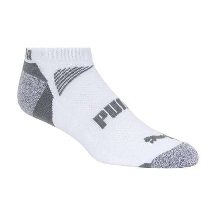 PUMA Men's Low Cut 8 Pack Cool Cell No Show Socks, White, 44847 UK