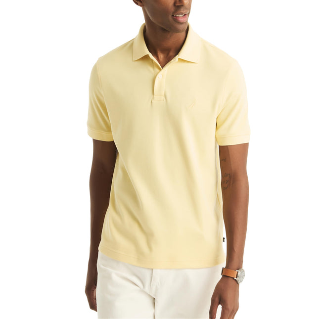 Nautica Men's Classic Fit Interlock Polo, Mellow Y