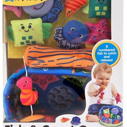 K's Kids Fish and Count Learning Game + FREE Melissa & Doug Scratch Art Mini-Pad Bundle
