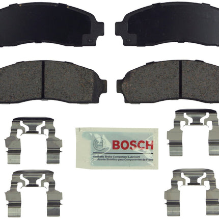Bosch BE1611H Blue Disc Brake Pad Set with Hardwar