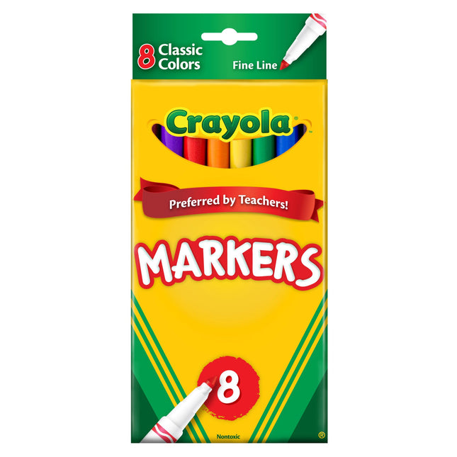 Crayola Fine linea classica marcatori colori 8/Pkg