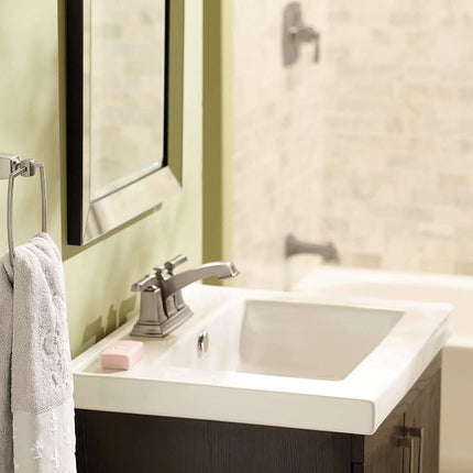 Moen/Faucets Y3218BN Boardwalk Brushed Nickel 18" Towel Bar, 18 Inch