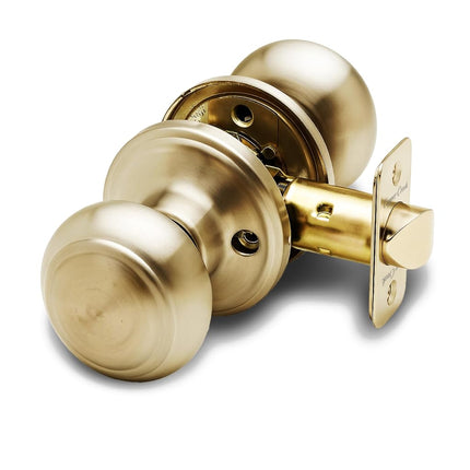 Copper Creek Polished Brass Door Knobs - Round Col