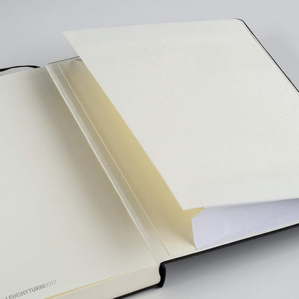 Leuchtturm1917 235 Numbered Pages Plain Master A4+ Hardcover Notebook, Black