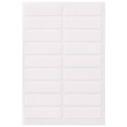 Avery No Iron Clothing Labels, Washer & Dryer Safe, Writable Fabric Labels, 54 Labels, 1 Pack (40720), White, 1/2"x1-3/4"
