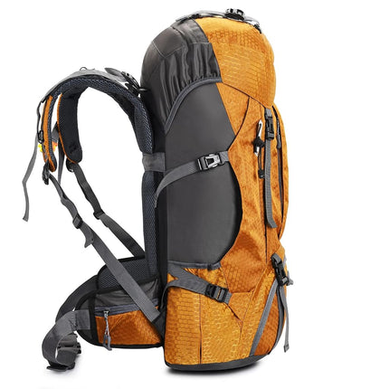 Bseash 60L Waterproof Hiking Camping Backpack with Rain Cover, Lightweight Outdoor Sport Travel Daypack Rucksack for Climbing Skiing
