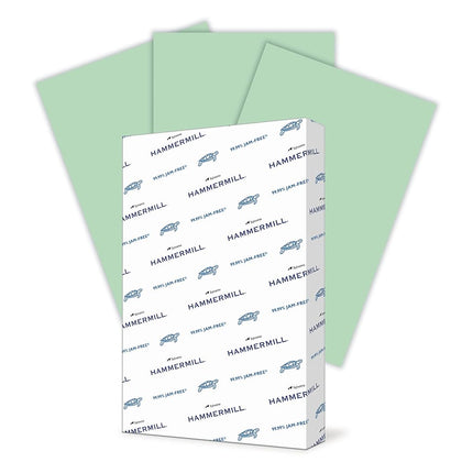 Hammermill Paper, Colors Green, 20lb, 11x17, Ledger, 500 Sheets / 1 Ream (102186R), Made in The USA