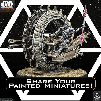 Asmodee | Star Wars: Legion TSMEU-6 Personal Wheel Bike | Miniatures Game | Ages 14+ | 2 Players | 90 Minutes Playing Time