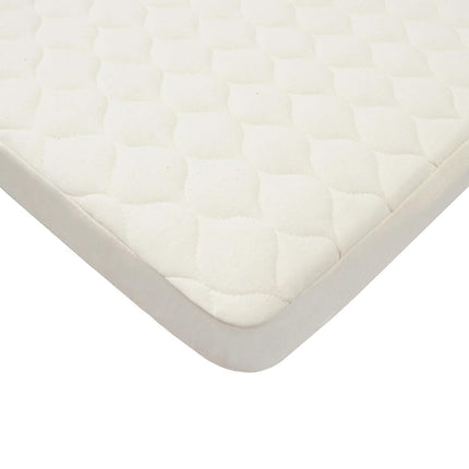 Protector de colchón impermeable para cuna American Baby Company, funda acolchada ajustada hecha con capa superior de algodón orgánico, 33" x 15"