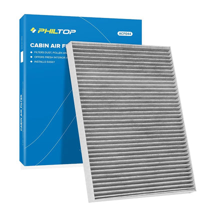 Filtre d'habitacle PHILTOP, ACF044 (CF9597A) de remplacement pour Town & Country (2001-2007), Pacifica (2004-2008), Voyager (2000-2003), Caravan (2000-2007), filtre d'habitacle premium avec filtre à charbon actif