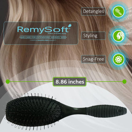 RemySoft One Twenty Three Loops - Brosse à boucles - Sans danger pour les extensions de cheveux, les tissages et les perruques par RemySoft