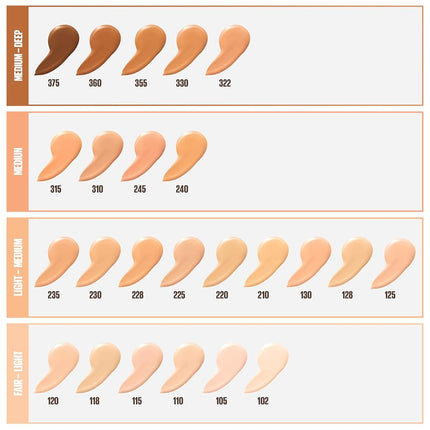 Maybelline Fit Me Dewy + Smooth Foundation 30ml - 240 Golden Beige