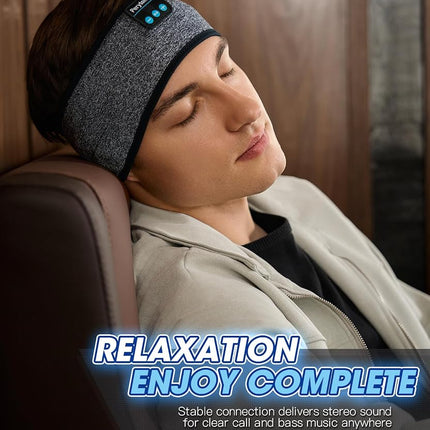 Perytong Sleep Headphones Headband with HD Speakers - Noise Cancelling, For Side Sleepers, Workout, Jogging, Yoga
