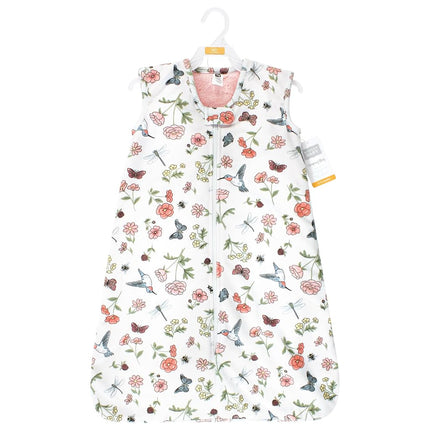 Gigoteuse en peluche fausse fourrure unisexe Hudson Baby, Couverture portable, Jardin de colibris, 18-24 mois, Jardin de colibris, 18-24 mois