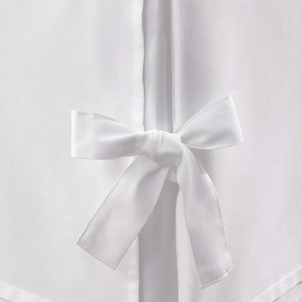 Laura Ashley | Luxury Premium Hotel Quality Bedskirt, Easy Fit, Anti Wrinkle & Fade Resistant, Stylish Design for Home Décor, Sateen 100% Cotton, White, Twin