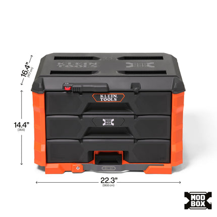 Caja de herramientas de tres cajones MODbox