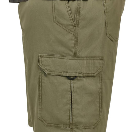 Lee Men's Big & Tall Extreme Motion Crossroad Cargo Short, Olive Night, 54 Big