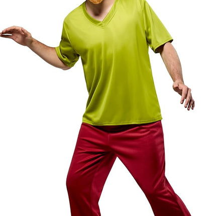 Rubies Official Shaggy Costume, Scooby-Doo Mystery Inc, Mens Standard Size,Green/Dark Brown Halloween