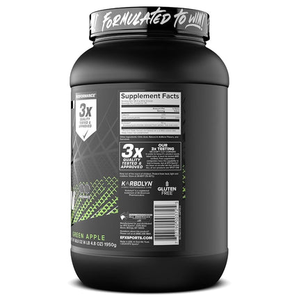 EFX Sports Karbolyn Nutritional Shake, Green Apple, 4.4 Pound