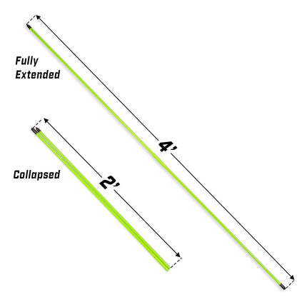 GoSports Golf Alignment Training Sticks 3 Pack, 48 Inch Golf Alignment Aid Practice Rods