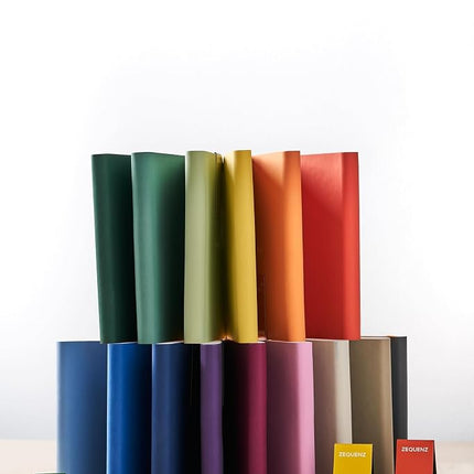 Zequenz Classic 360 Signature Series, Size: B6 Medium, Color: Black, Paper: Blank, Soft Cover Notebook, Soft Bound Journal, 5" x 7", 200 sheets / 400 pages, Blank thick premium paper