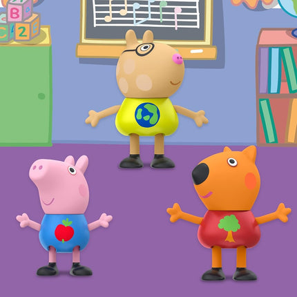 Peppa Pig Figure 8-Pack Toy Includes, George Pig, Peggi Panda, Candy Cat and More, Amazon Exclusive, for Ages 3 and up