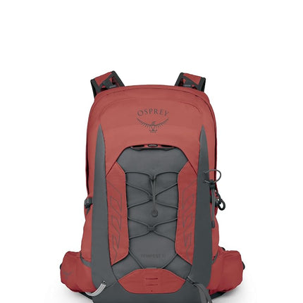 Osprey Women's Tempest 11 Lightweight Hiking Backpack, Red Pampas/Coal Grey, One Size