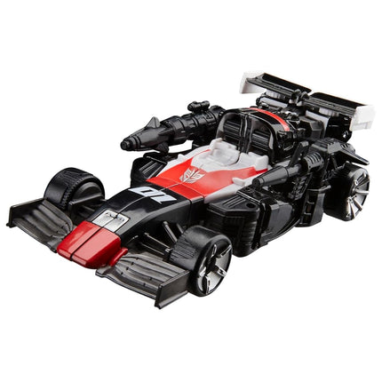 Transformers Age of The Primes Deluxe Class Decepticon Crasher, 5.5-inch Converting Action Figure, Robot Toys for Ages 8+, Collectible Toys