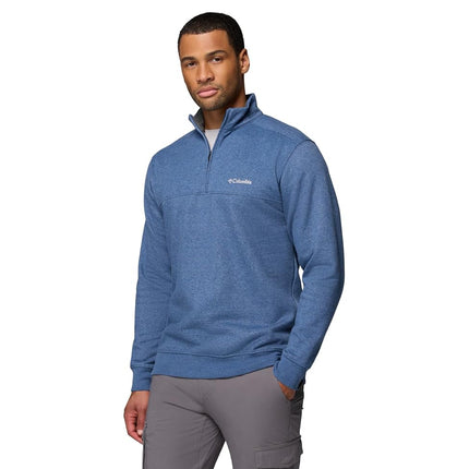 Columbia Men's Hart Mountain II Half Zip Hiking Shirt, Carbon/Heather, 1X