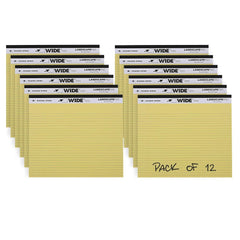 ROARING SPRING Wide Landscape Legal Pad, Canary Ye