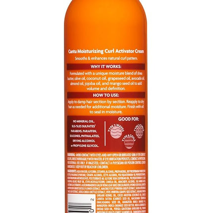 Cantu Shea Butter Moisturizing Curl Activator Cream 12 Oz.