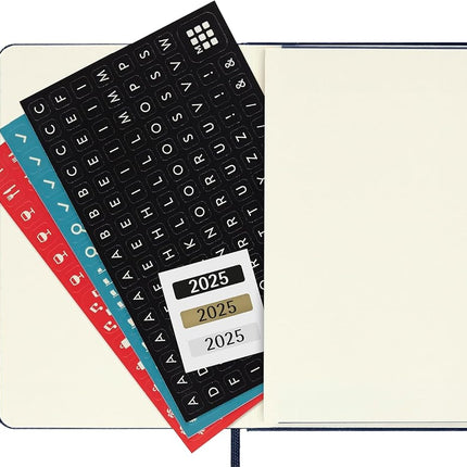 MOLESKINE- 2025-12 Month Weekly Notebook Hard Cover Diary - Large - Sapphire Blue