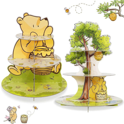 Lopeastar 2Pcs Classic Winnie Bear Baby Shower Bir