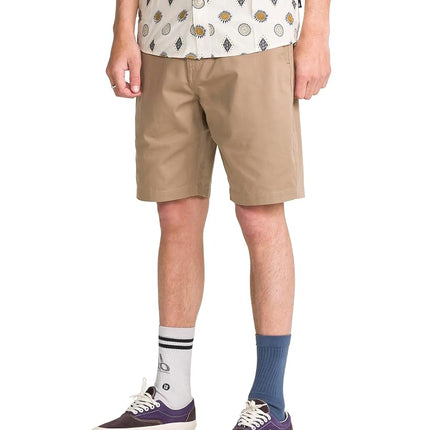 Volcom Men's Frickin Drifter 20" Chino Walk Short, Khaki-New, 34