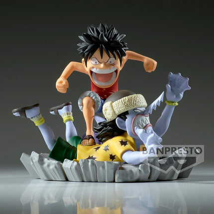 BANPRESTO ONE Piece World COLLECTABLE Figure Log Stories - Monkey D. Luffy VS Arlong