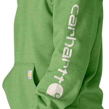 Carhartt Men's Iconic K288 Logo Sweatshirt, Harvest Sage Heather, S