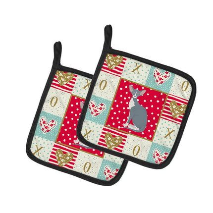 Caroline's Treasures potholders, Multicolor